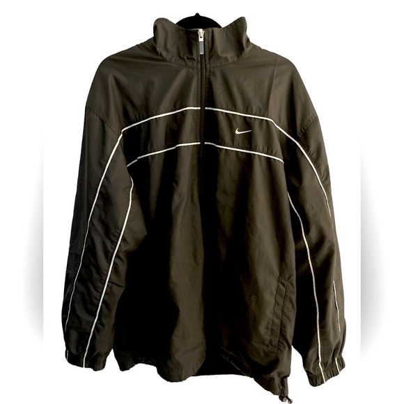 Nike Men’s Windbreaker Size XL Swoosh Front & Back Budweiser‎ Select Logo on Arm - Picture 1 of 10